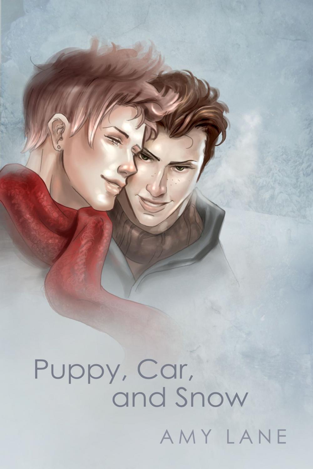 Big bigCover of Puppy, Car, and Snow