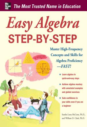 Cover of the book Easy Algebra Step-by-Step by Sandra Luna McCune