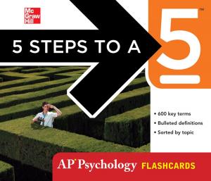 Cover of the book 5 Steps to a 5 AP Psychology Flashcards by Tay Vaughan