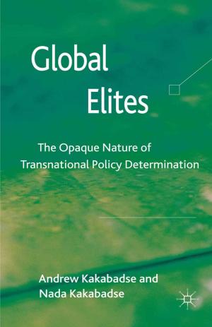 Cover of the book Global Elites by Zareer Dadachanji