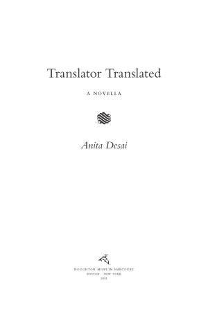 Cover of the book Translator Translated by Elizabeth George Speare
