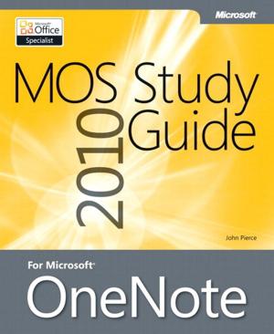 Cover of the book MOS 2010 Study Guide for Microsoft OneNote Exam by Paul Rubillo