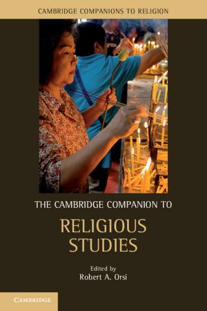 Cover of the book The Cambridge Companion to Religious Studies by Imke de Pater, Jack J. Lissauer