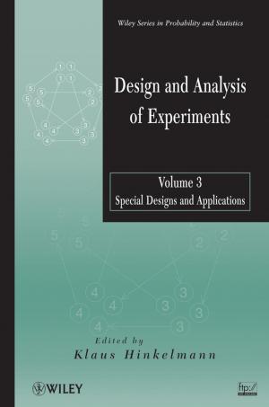 Cover of the book Design and Analysis of Experiments, Volume 3 by Fabrizio Cavani, Stefania Albonetti, Francesco Basile, Alessandro Gandini