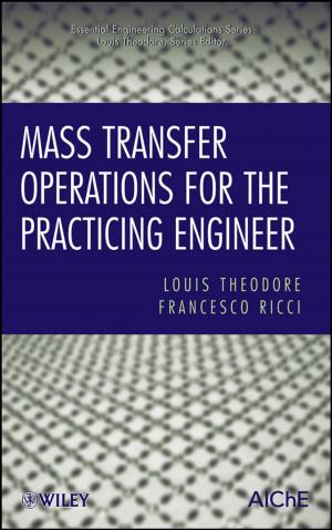 Cover of the book Mass Transfer Operations for the Practicing Engineer by Patrick Meyrueis, Kazuaki Sakoda, Marcel Van de Voorde