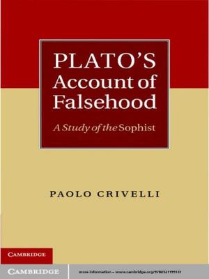 Cover of the book Plato's Account of Falsehood by 