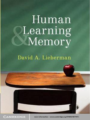 Cover of the book Human Learning and Memory by Gordon Bonan