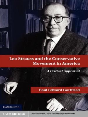 Cover of the book Leo Strauss and the Conservative Movement in America by Timothy Nunan