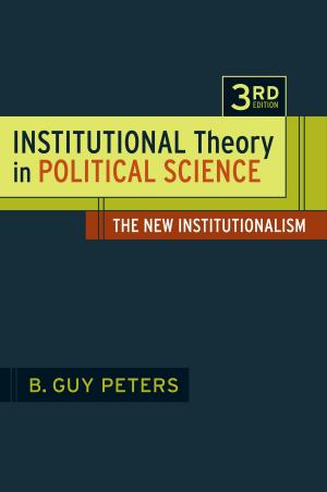 Book cover of Institutional Theory in Political Science