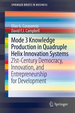 Book cover of Mode 3 Knowledge Production in Quadruple Helix Innovation Systems