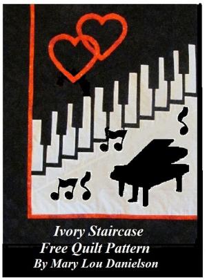 Cover of Ivory Staircase: Free Quilt Pattern