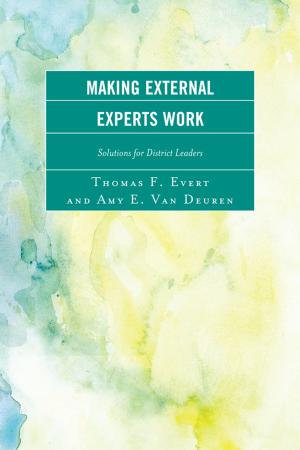 Cover of the book Making External Experts Work by Diane R. Page