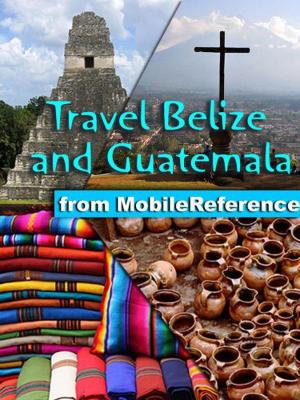 Book cover of Travel Belize and Guatemala: Illustrated Guide, Phrasebook & Maps. Includes San Ignacio, Caye Caulker, Antigua, Lake Atitlan, Tikal, and more. (Mobi Travel)