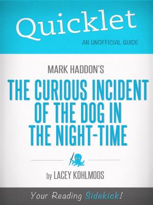Book cover of Quicklet on Mark Haddon's The Curious Incident of the Dog in the Night-time