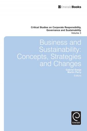 Cover of the book Business & Sustainability by Sir Cary L. Cooper, Sydney Finkelstein