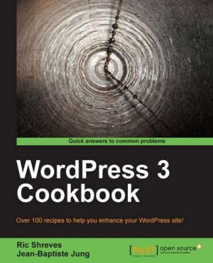 Cover of the book WordPress 3 Cookbook by Phuong Vothihong, Martin Czygan, Ivan Idris, Magnus Vilhelm Persson, Luiz Felipe Martins