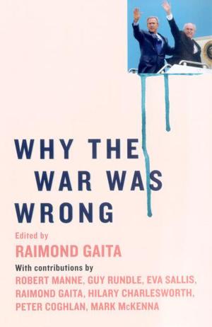 Cover of the book Why the War was Wrong by Peter Cochrane