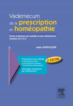 Cover of the book Vademecum de la prescription en homéopathie by Ronald L. Eisenberg, MD, JD, FACR, Nancy M. Johnson, MEd, RT(R)(CV)(CT)(QM), FASRT