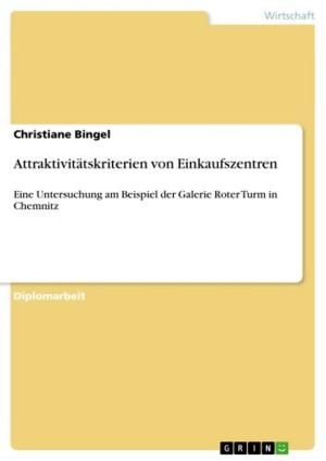 Cover of the book Attraktivitätskriterien von Einkaufszentren by Florian May
