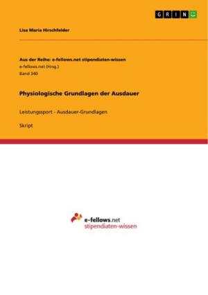 Cover of the book Physiologische Grundlagen der Ausdauer by Paul Gaitzsch