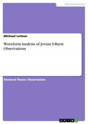 Cover of the book Waveform Analysis of Jovian S-Burst Observations by Jitendra Jain
