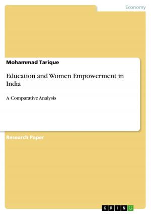 Cover of the book Education and Women Empowerment in India by Michaela Tomberger