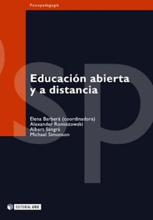 Cover of the book Educación abierta y a distancia by Federico  Sabater Quinto, Juan Monserrat Gauchi