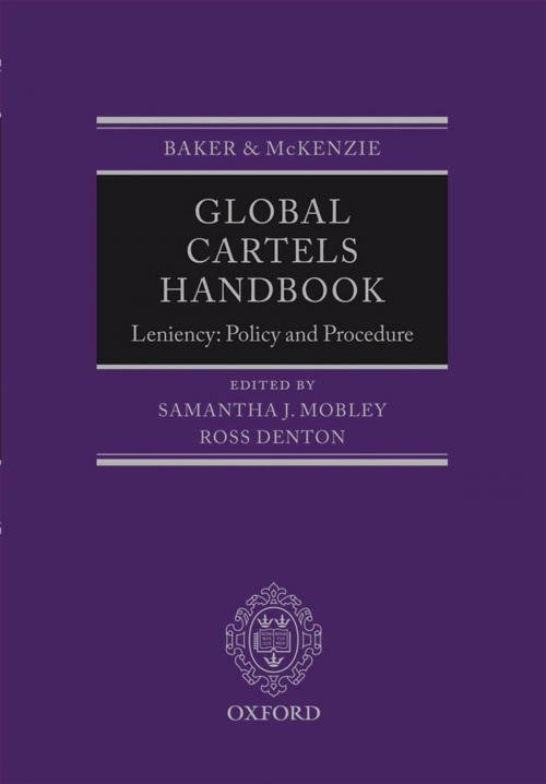 Cover of the book Global Cartels Handbook by , OUP Oxford