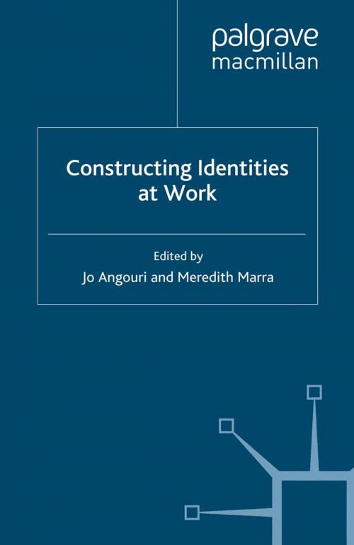 Cover of the book Constructing Identities at Work by , Palgrave Macmillan UK