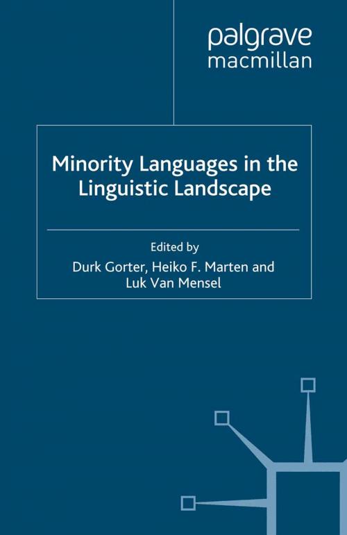 Cover of the book Minority Languages in the Linguistic Landscape by , Palgrave Macmillan UK