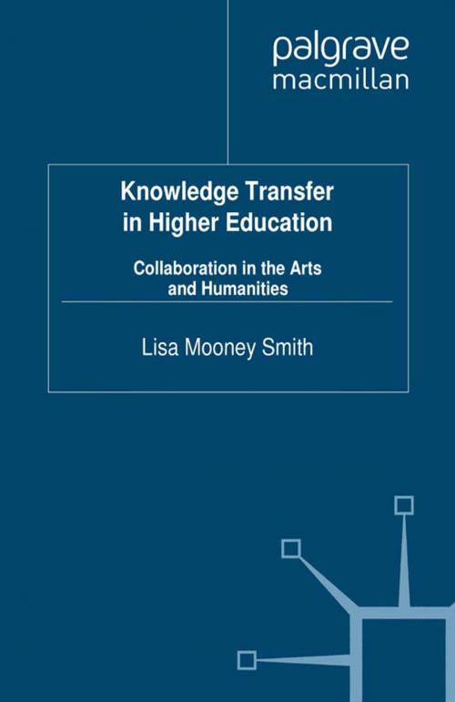 Cover of the book Knowledge Transfer in Higher Education by Lisa Mooney Smith, Palgrave Macmillan UK