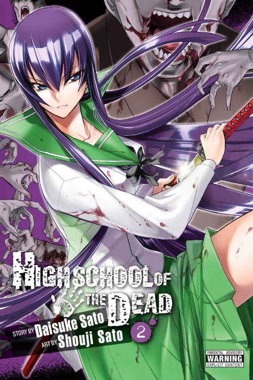 Cover of the book Highschool of the Dead, Vol. 2 by Daisuke Sato, Shouji Sato, Yen Press