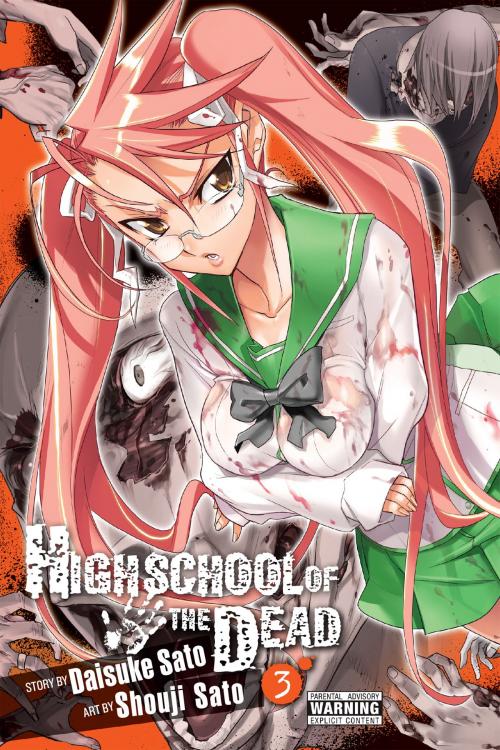Cover of the book Highschool of the Dead, Vol. 3 by Daisuke Sato, Shouji Sato, Yen Press