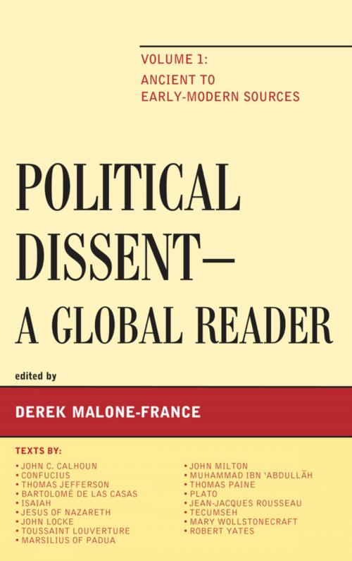 Cover of the book Political Dissent: A Global Reader by , Lexington Books