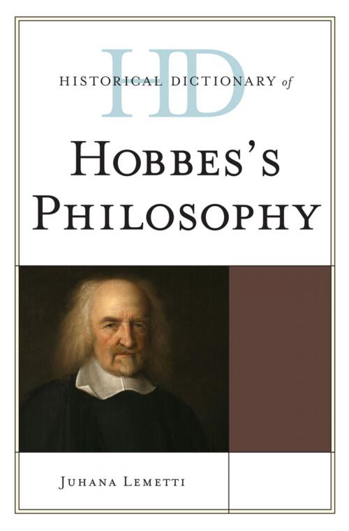 Cover of the book Historical Dictionary of Hobbes's Philosophy by Juhana Lemetti, Scarecrow Press