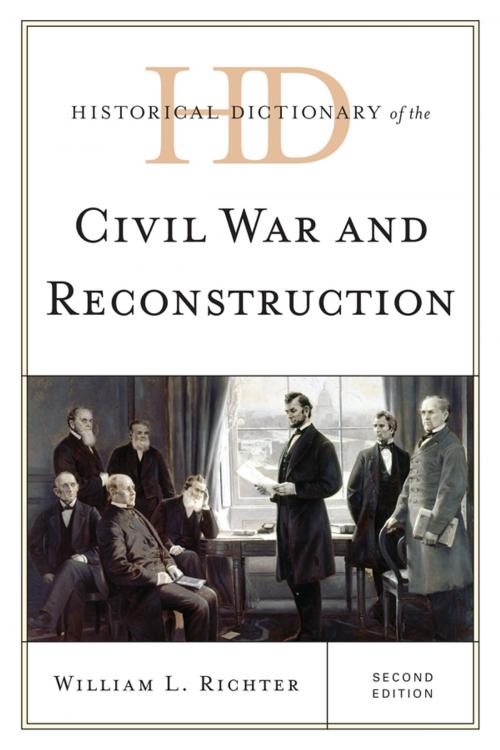 Cover of the book Historical Dictionary of the Civil War and Reconstruction by William L. Richter, Scarecrow Press