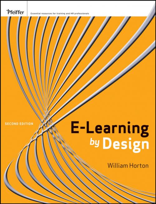 Cover of the book e-Learning by Design by William Horton, Wiley