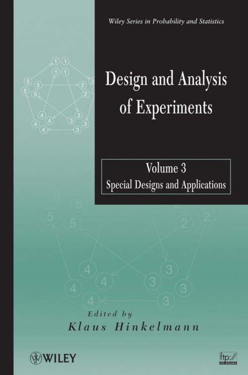 Cover of the book Design and Analysis of Experiments, Volume 3 by , Wiley