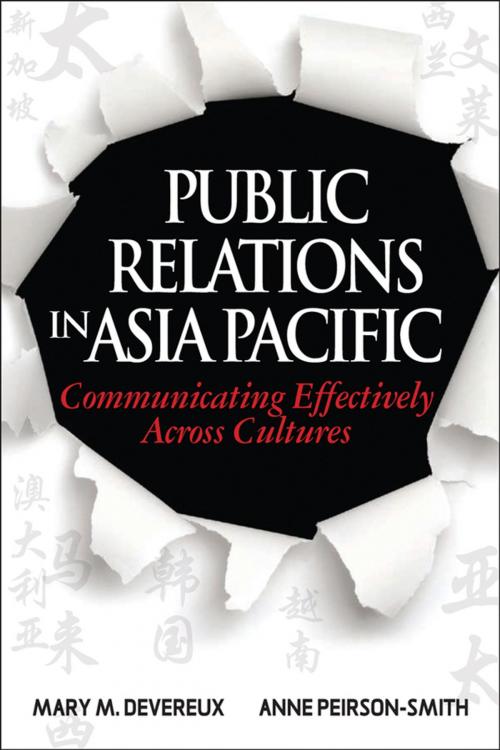 Cover of the book Public Relations in Asia Pacific by Mary M. Devereux, Anne Peirson-Smith, Wiley