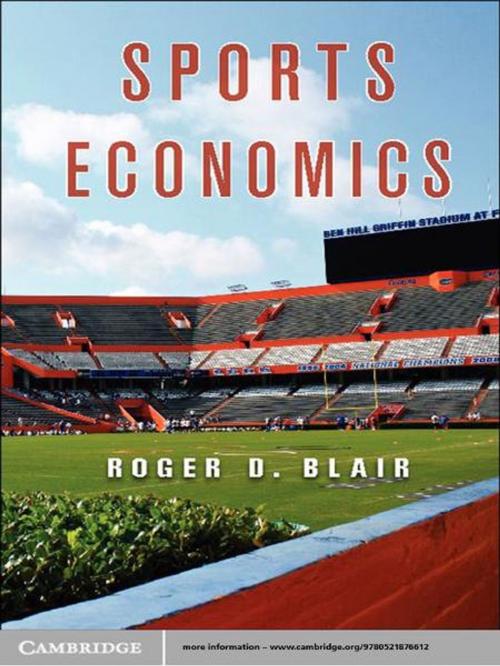 Cover of the book Sports Economics by Roger D. Blair, Cambridge University Press