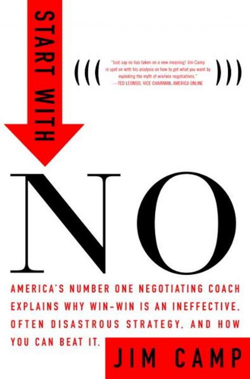 Cover of the book Start with No by Jim Camp, The Crown Publishing Group