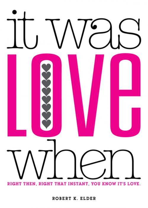 Cover of the book It Was Love When... by Robert Elder, Sourcebooks
