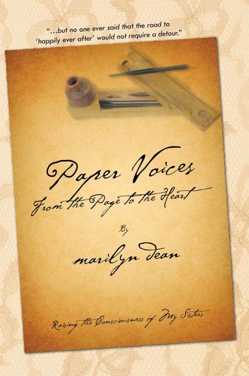 Cover of the book Paper Voices by marilyn dean, Trafford Publishing