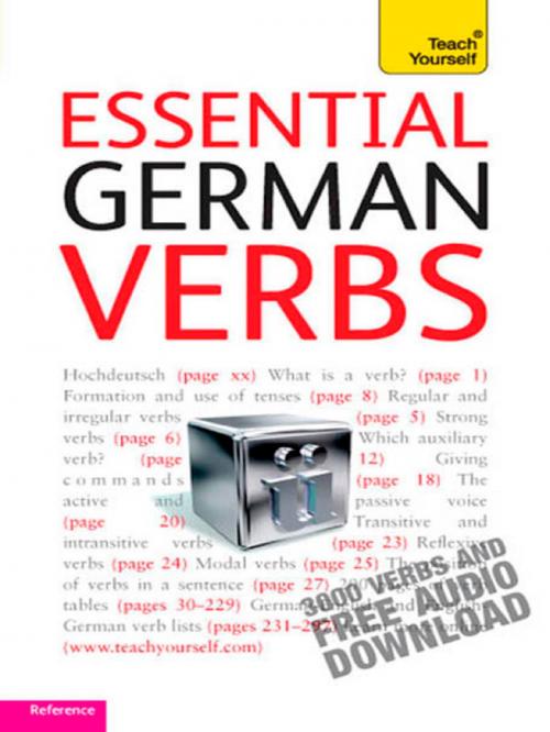 Cover of the book Essential German Verbs: Teach Yourself by Silvia Robertson, Ian Roberts, John Murray Press