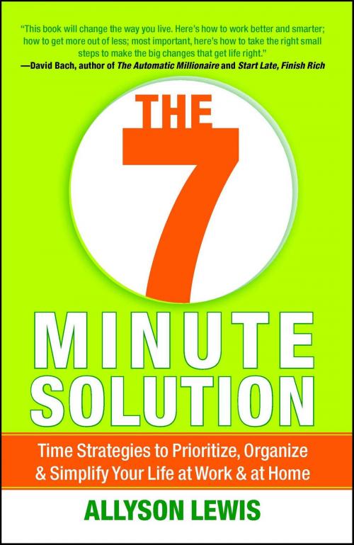 Cover of the book The 7 Minute Solution by Allyson Lewis, Atria Books