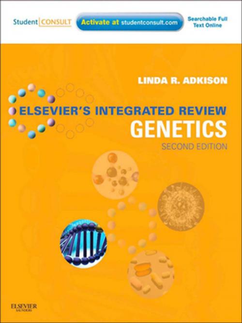 Cover of the book Elsevier's Integrated Review Genetics E-Book by Linda R. Adkison, PhD, Elsevier Health Sciences