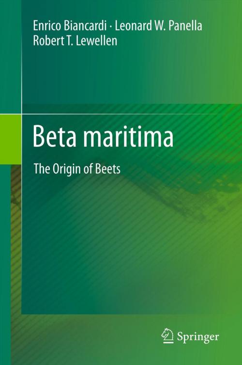 Cover of the book Beta maritima by Enrico Biancardi, Leonard W. Panella, Robert T. Lewellen, Springer New York