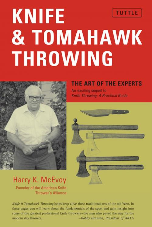 Cover of the book Knife & Tomahawk Throwing by Harry K. McEvoy, Tuttle Publishing