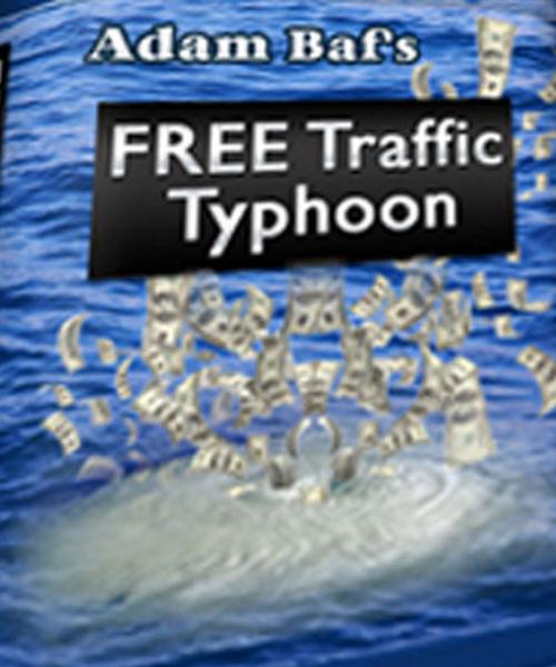 Cover of the book FREE Traffic Typhoon by adam baf, adam baf