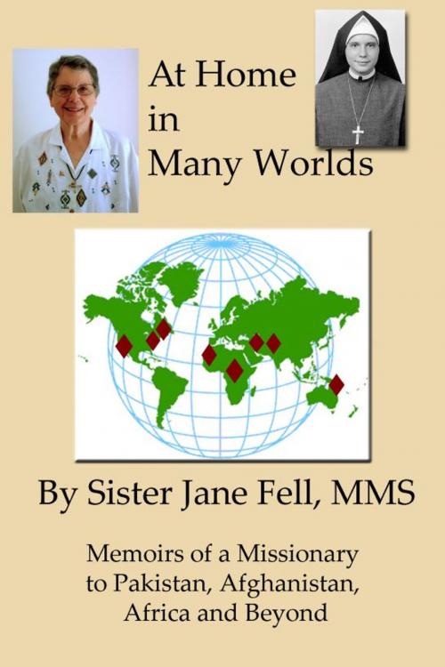 Cover of the book At Home in Many Worlds by Sr Jane Fell, MMS, Sr Jane Fell, MMS